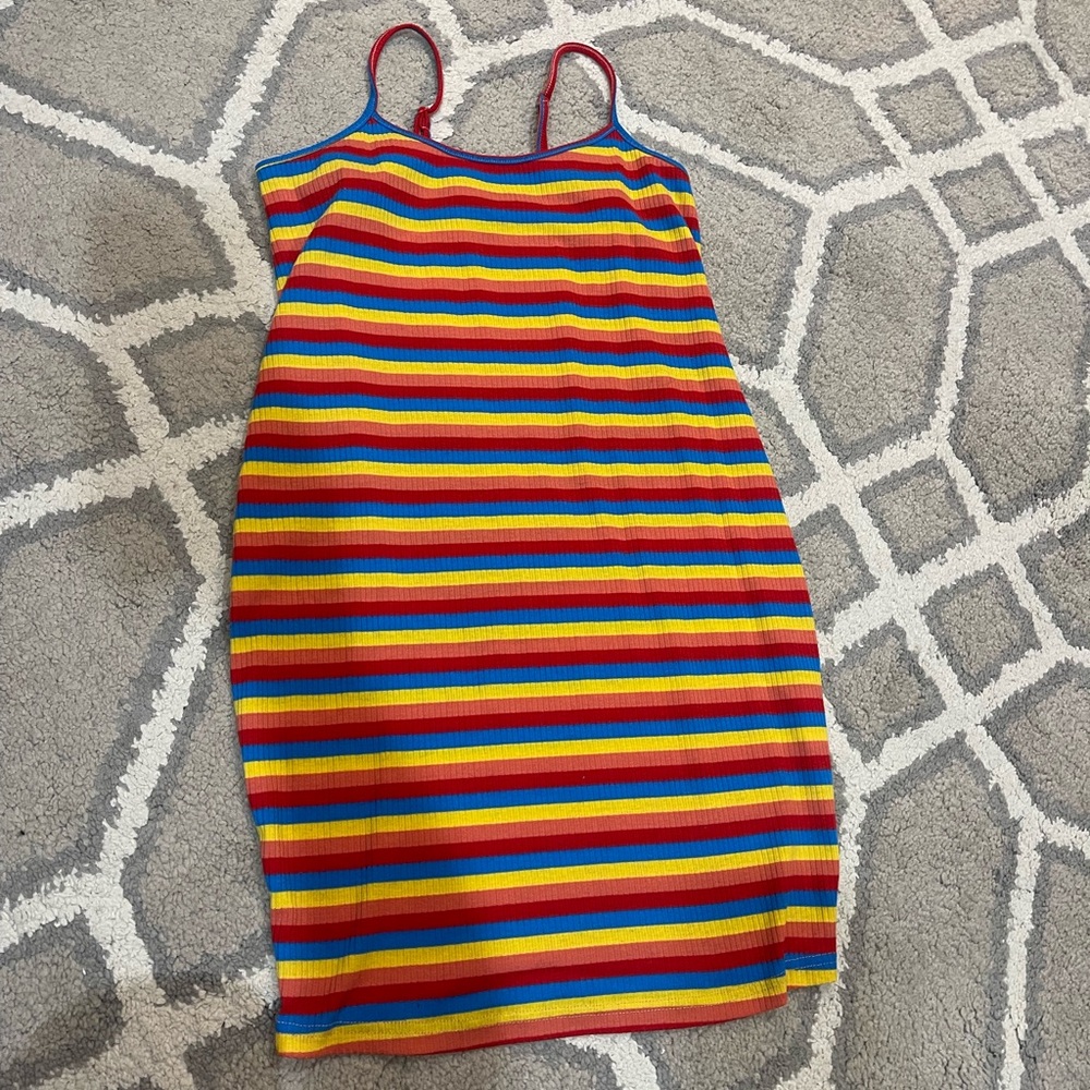 SHEIN Striped Maternity Dress